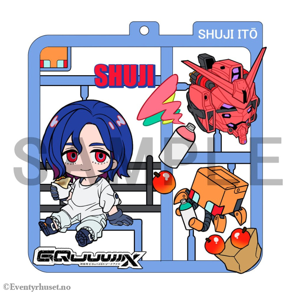 Mobile Suit Gundam GQuuuuuuX Plat Collection Keychain Assortment (4) Manga & Anime