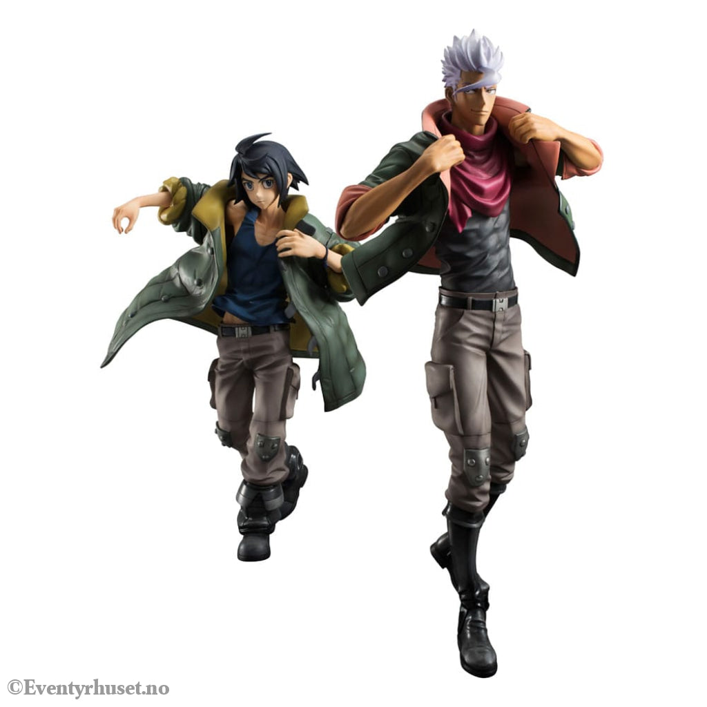 Mobile Suit Gundam Iron-Blood Orphans G.E.M. Series PVC Statue Mikazuki Augus & Orga Itsuka 26 cm Manga & Anime