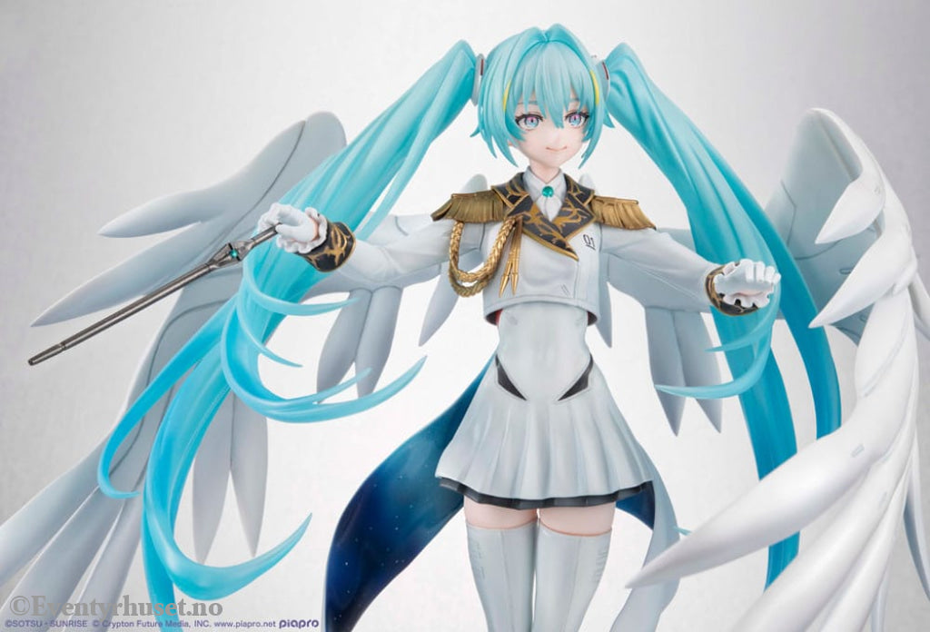 Mobile Suit Gundam x Hatsune Miku Lucrea PVC Statue Hatsune Miku x Wing Gundam Zero EW 45th Anniversary 27 cm Manga &