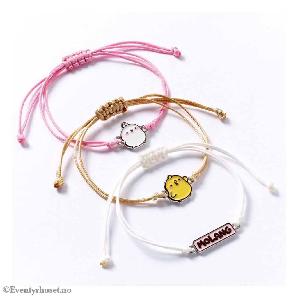 Molang Bracelets 3-Pack Molang and Piu Piu 18 cm Fashion & Accessories