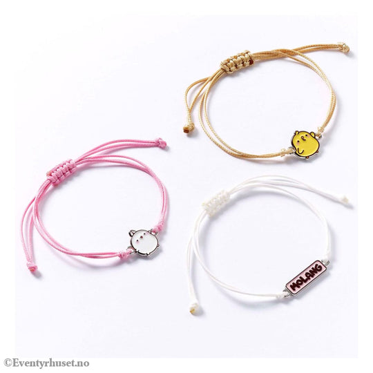 Molang Bracelets 3-Pack Molang and Piu Piu 18 cm Fashion & Accessories
