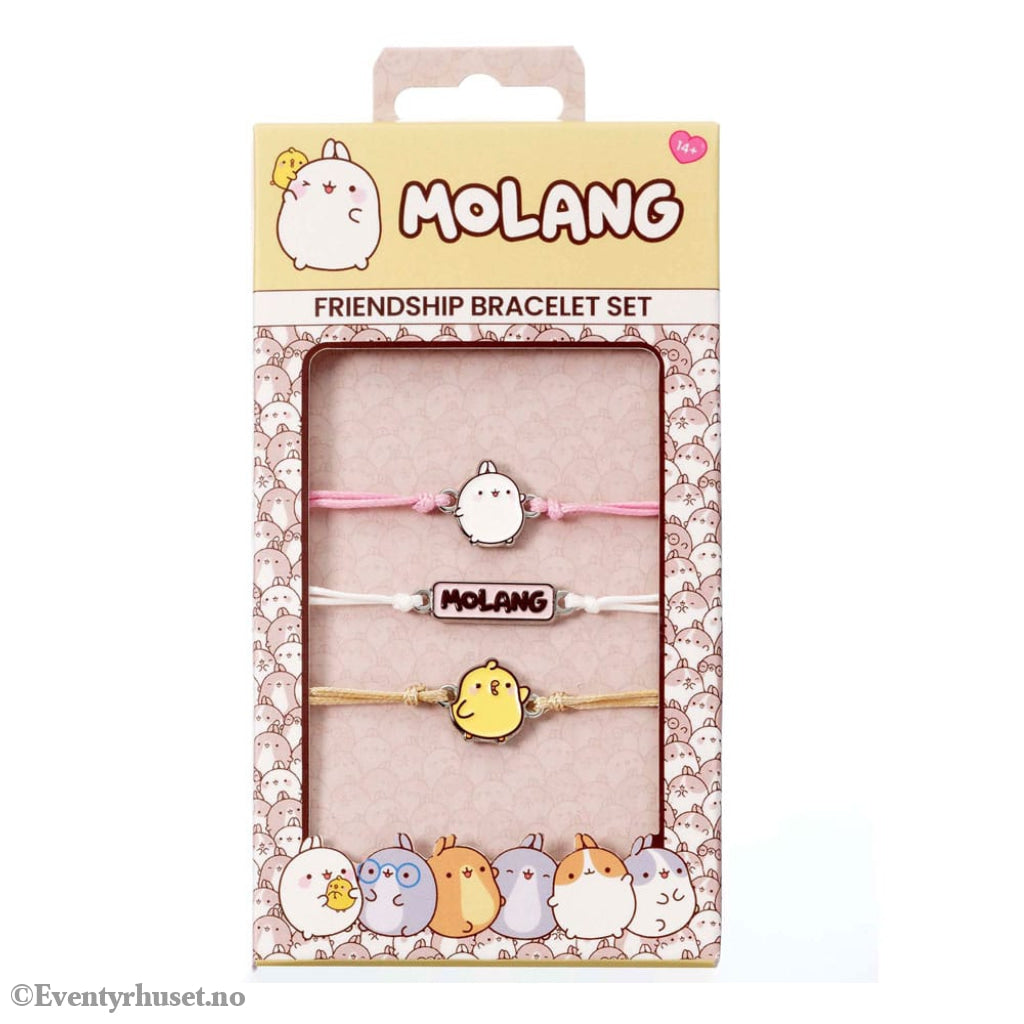 Molang Bracelets 3-Pack Molang and Piu Piu 18 cm Fashion & Accessories