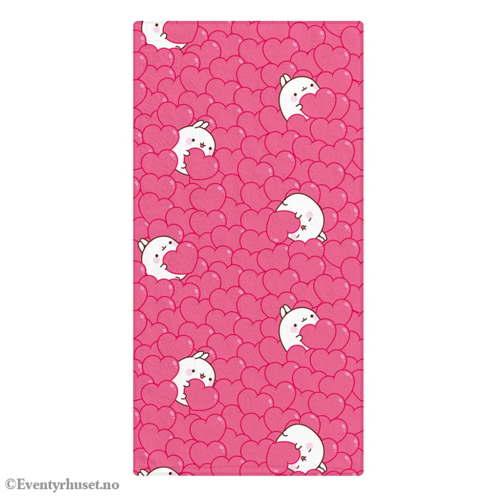 Molang Towel Hearts 35 x 75 cm Manga & Anime