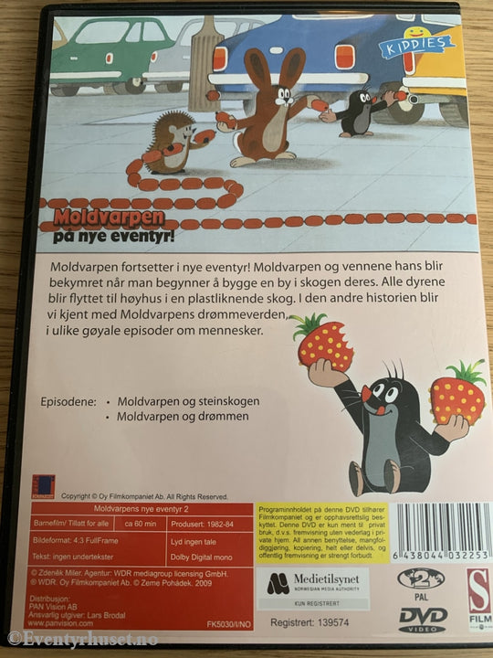 Moldvarpens Nye Eventyr 2. Dvd. Dvd
