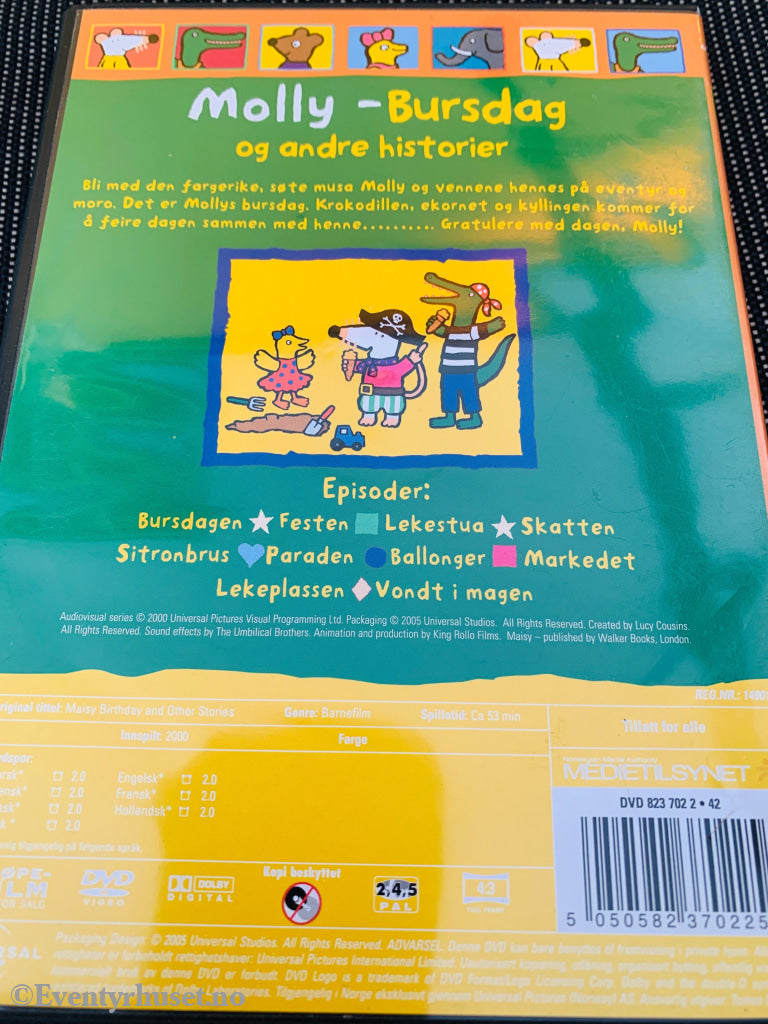 Molly - Bursdag og andre historier. 2000. DVD. DVD