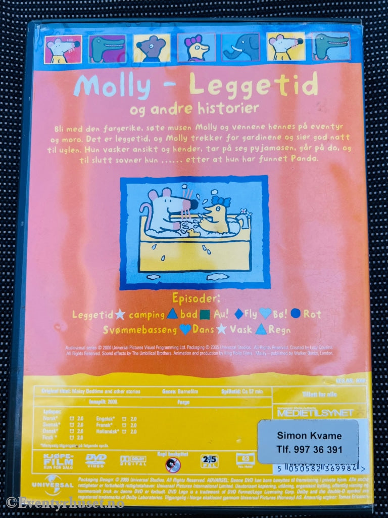 Molly - Leggetid Og Andre Historier. 2000. Dvd. Dvd