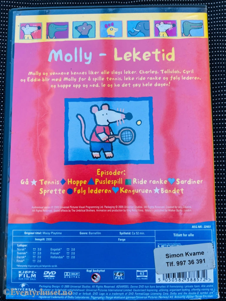 Molly - Leketid. 2000. Dvd. Dvd