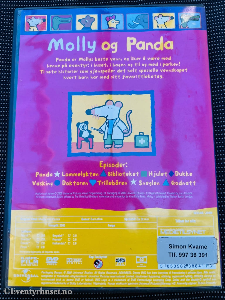 Molly Og Panda. 2000. Dvd. Dvd