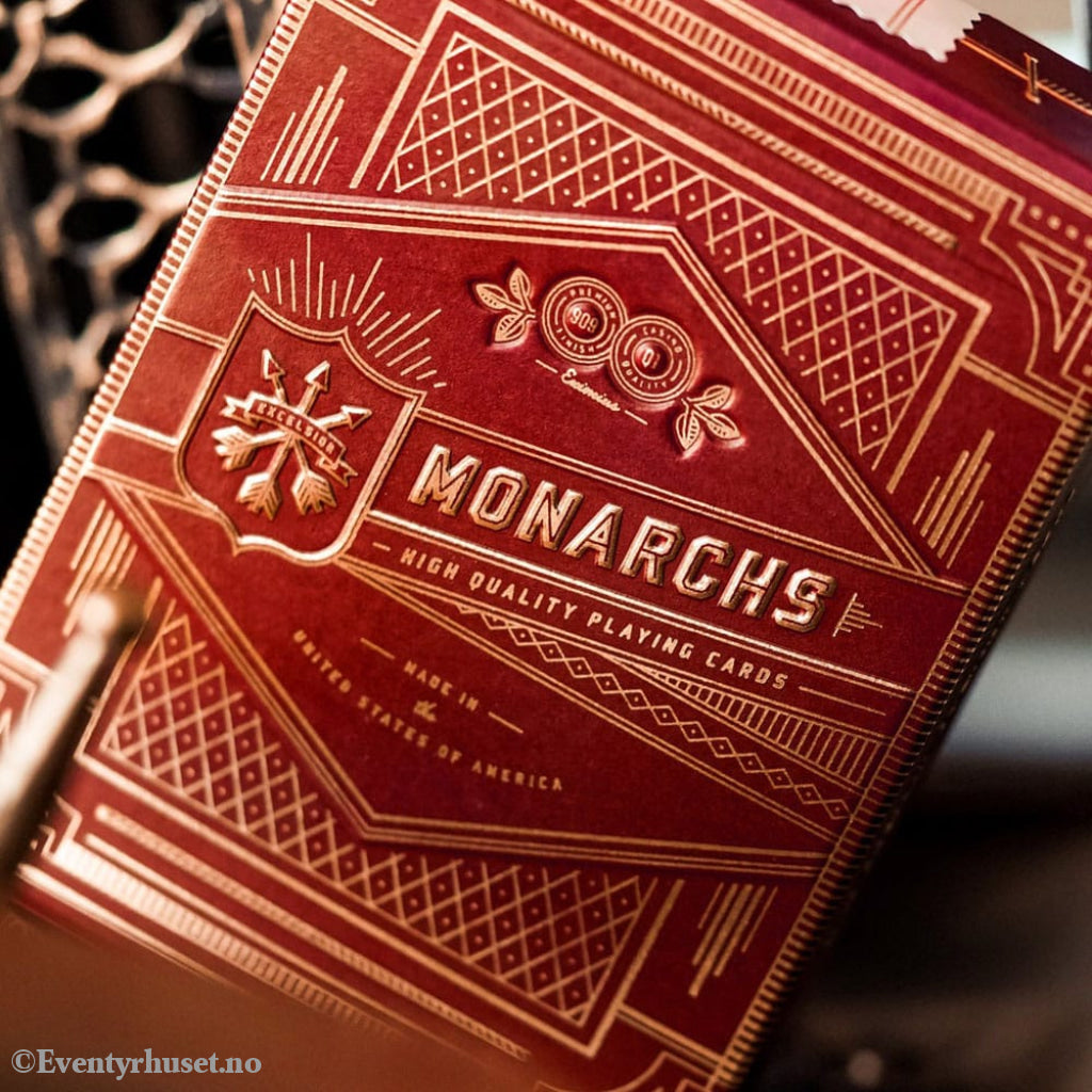 Monarchs Playing Cards Red Games