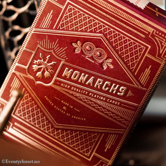 Monarchs Playing Cards Red Games
