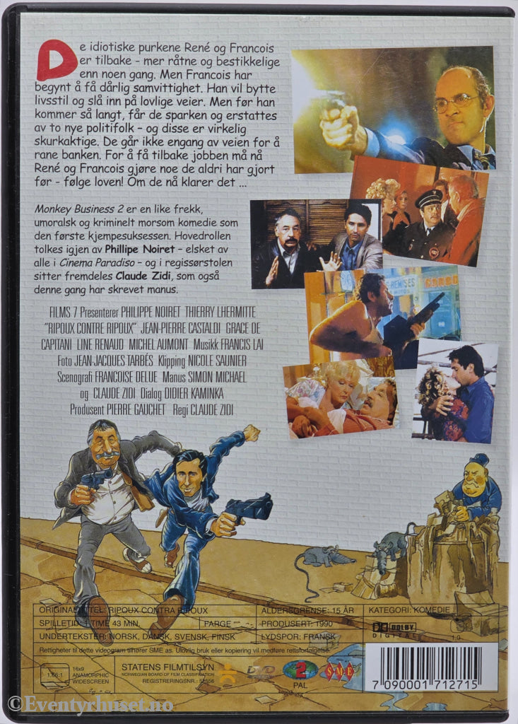 Monkey Business 2 (Le Banquet des filous) (1988). DVD.
