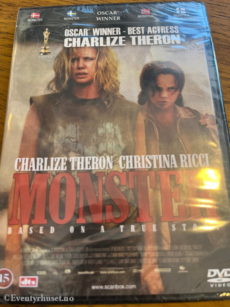 Monster. 2003. Dvd. Ny I Plast! Dvd