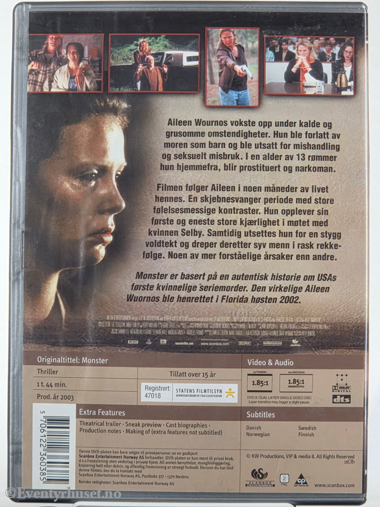 Monster (2003). DVD. Walt Disney Home Video