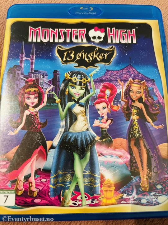 Monster High: 13 ønsker. Blu-ray.