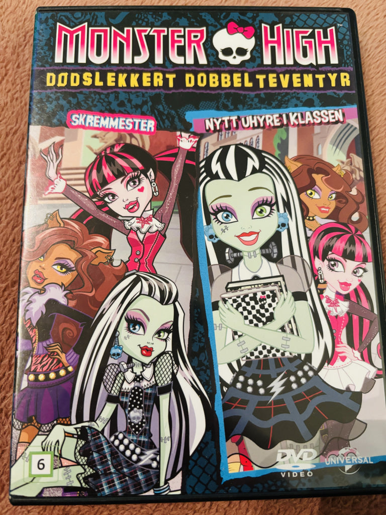 Monster High: Dødslekkert dobbelteventyr. DVD.