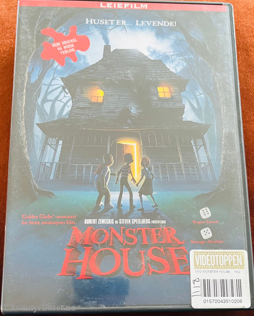 Monster House. 2006. Dvd Leiefilm.