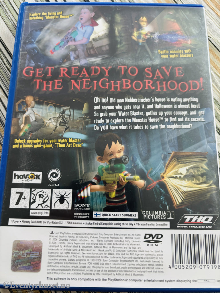 Monster House. PS2-spill