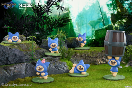 Monster Hunter Rise Trading Figure 6-Pack Felyne Cat Manga & Anime