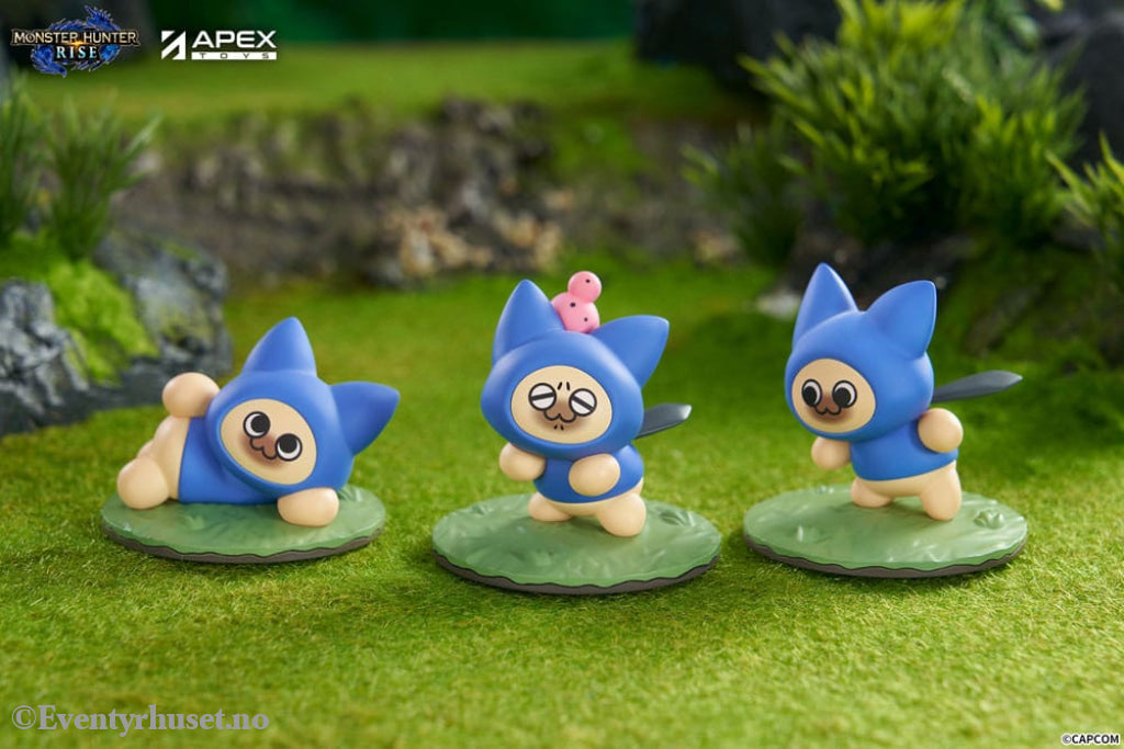 Monster Hunter Rise Trading Figure 6-Pack Felyne Cat Manga & Anime