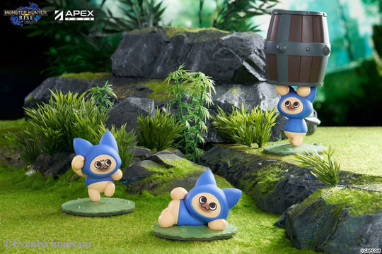 Monster Hunter Rise Trading Figure 6-Pack Felyne Cat Manga & Anime
