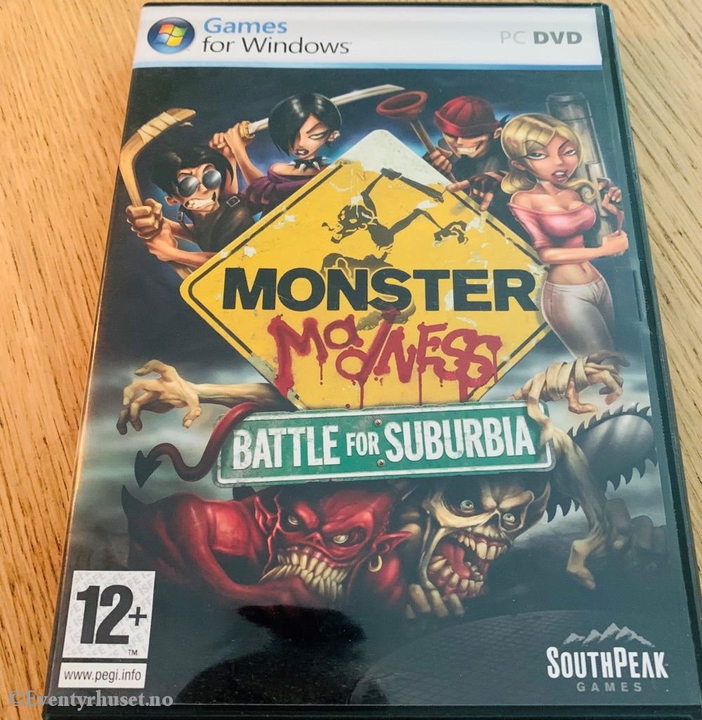 Monster Madness - Battle For Suburbia. Pc-Spill. Pc Spill