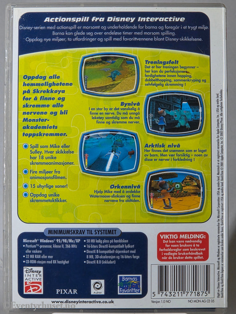 Monsterbedriften: Skrekkøya. 2003. PC-spill.