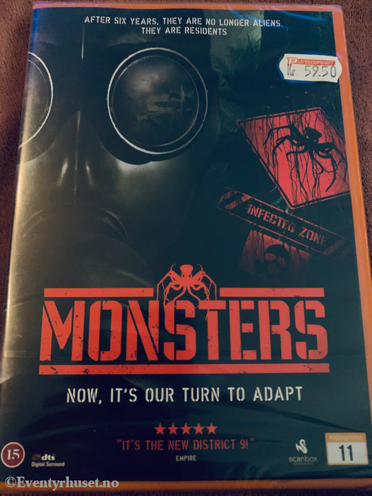 Monsters. 2010. DVD. Ny i plast! DVD