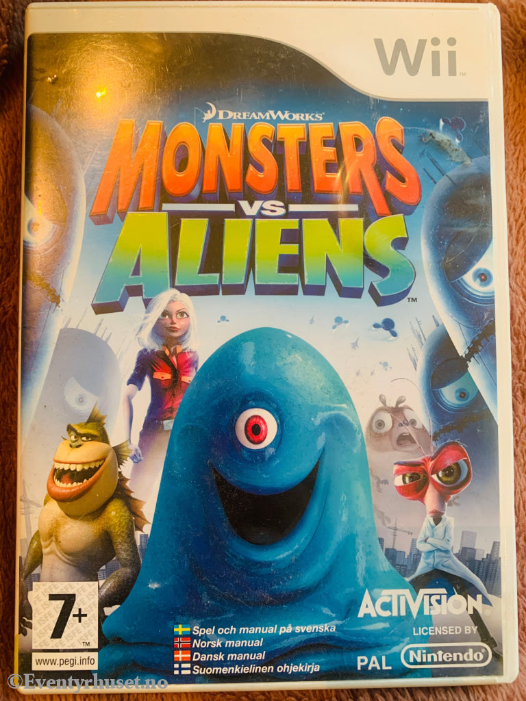 Monsters vs Aliens . Nintendo Wii.