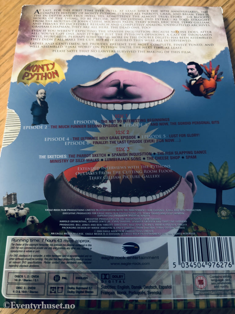 Monty Python – Almost The Truth: The Lawyer’s Cut. 2009. DVD samleboks