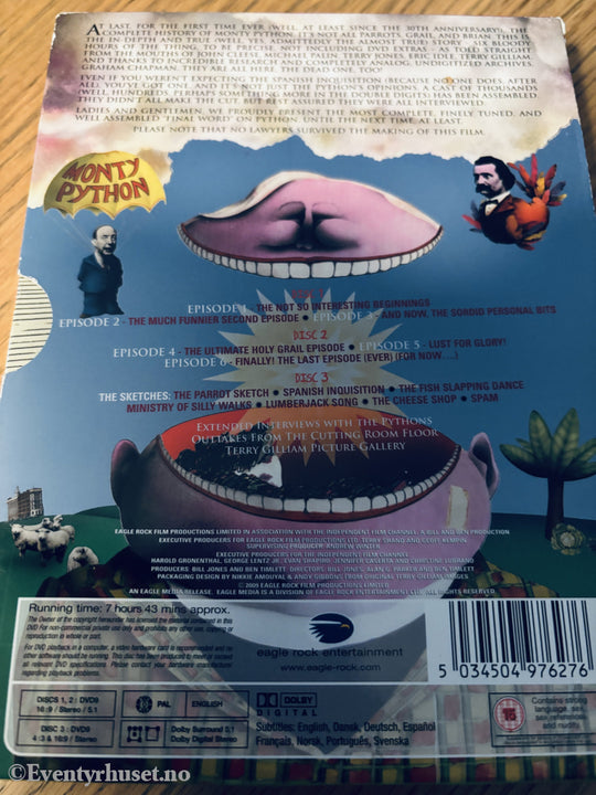 Monty Python – Almost The Truth: The Lawyer’s Cut. 2009. DVD samleboks