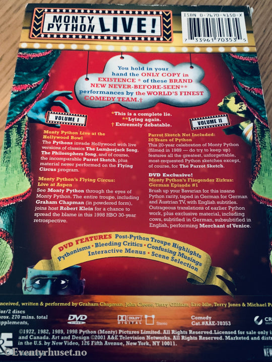 Monty Python Live! 2003. DVD samleboks