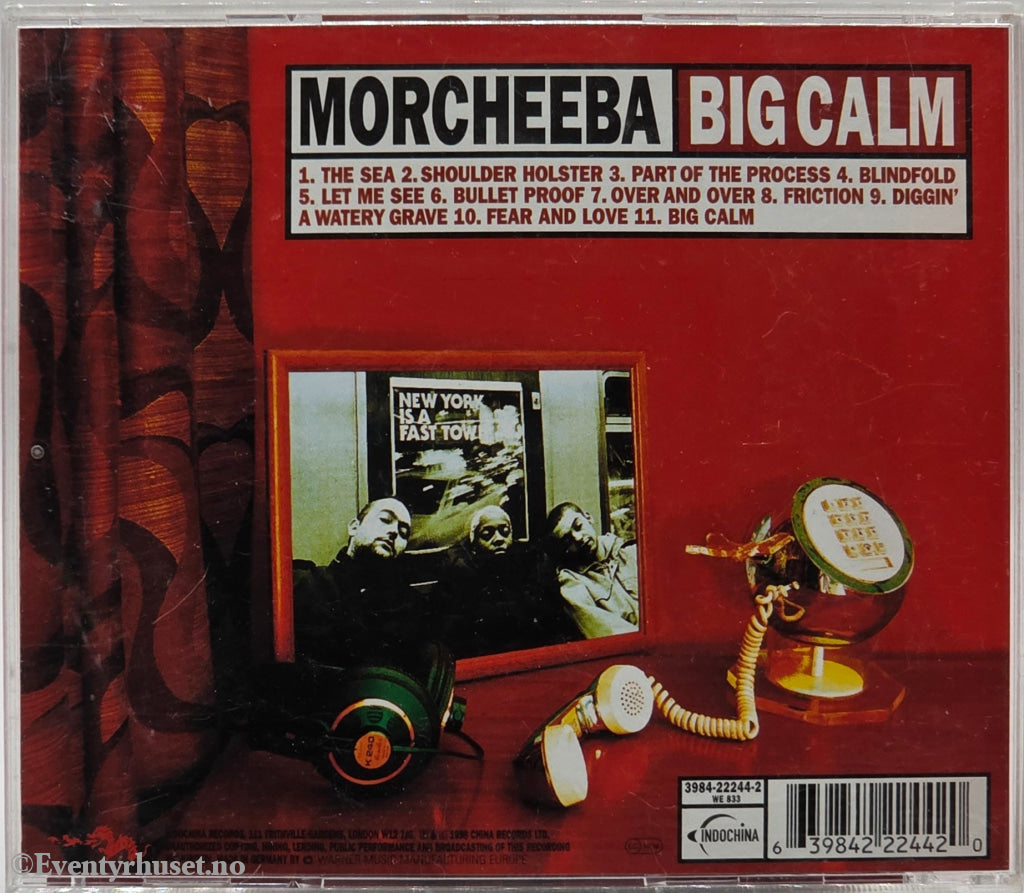 Morcheeba. 1998. Big Calm. Musikk-CD.