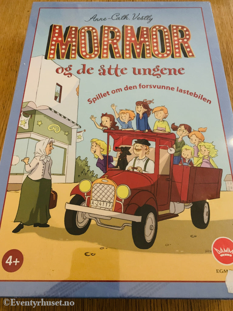 Mormor og de åtte ungene – Spillet om den forsvunne lastebilen. 2012. Brettspill. Ny i plast!