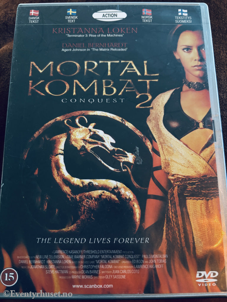 Mortal Kombat Conquest 2 (1998). DVD.