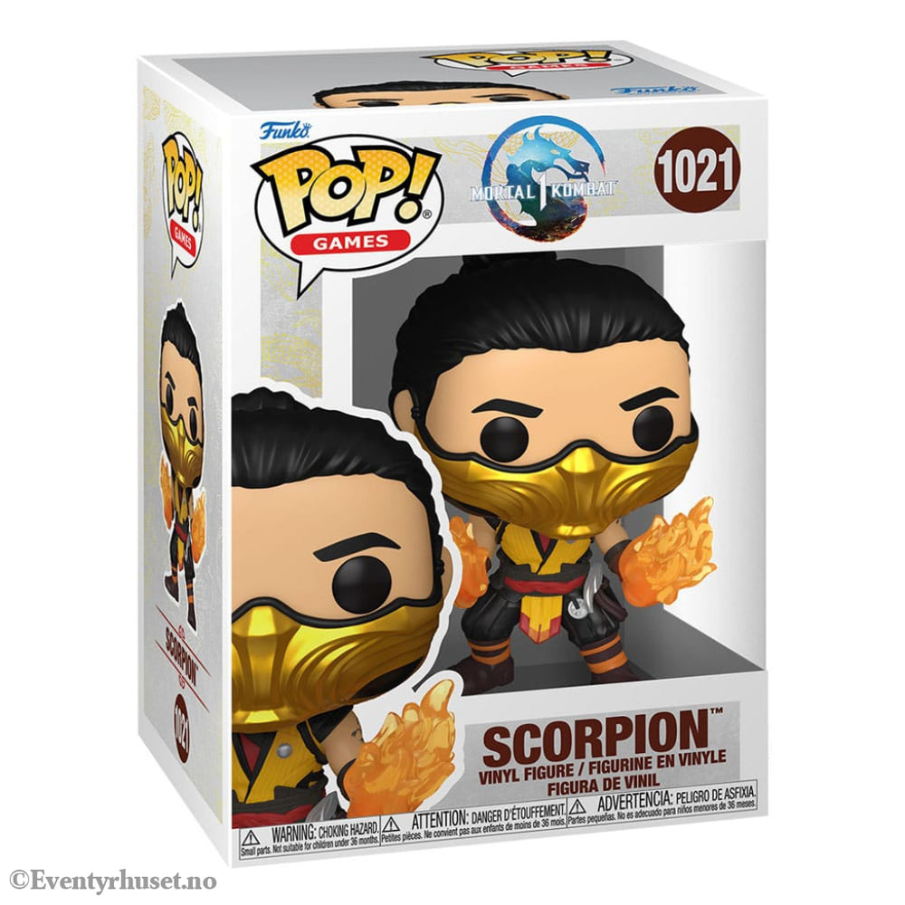 Mortal Kombat POP! Games Vinyl Figure Scorpion 9 cm Collectibles
