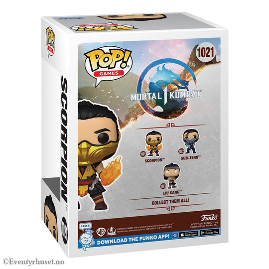 Mortal Kombat POP! Games Vinyl Figure Scorpion 9 cm Collectibles