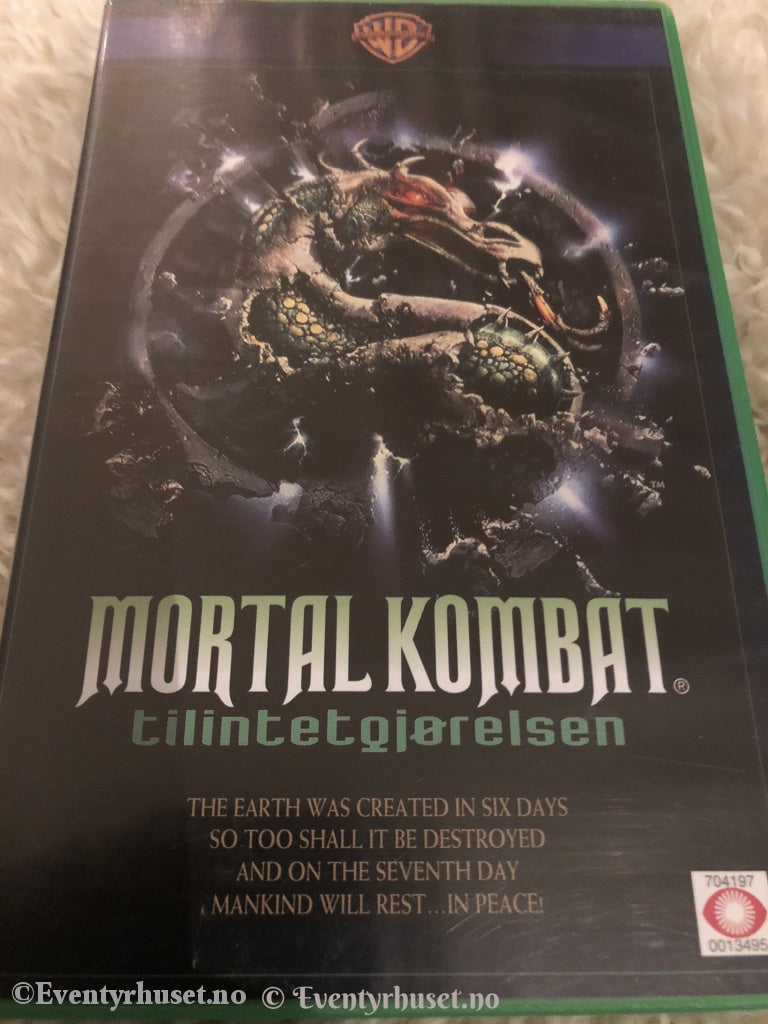 Mortal Kombat. Tilintetgjørelsen. Vhs. Vhs
