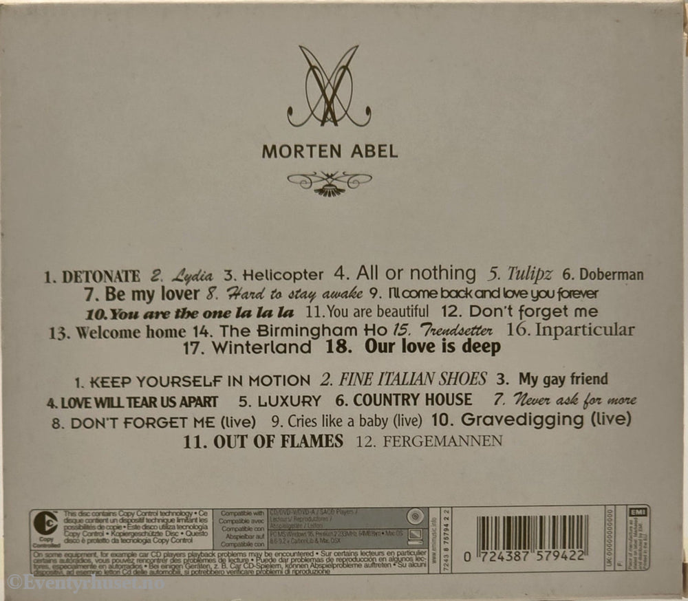 Kim Larsen - Glemmebogen (2001). Musikk-CD.