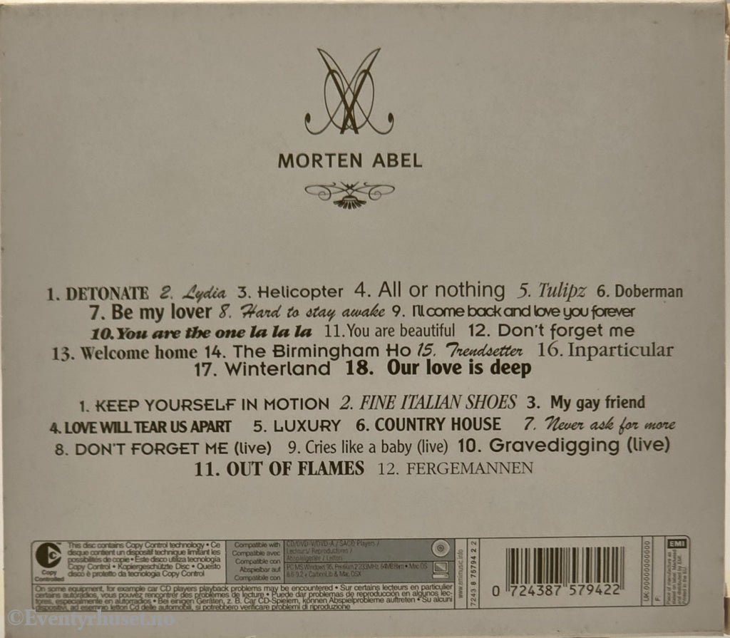 Kim Larsen - Glemmebogen (2001). Musikk-CD.