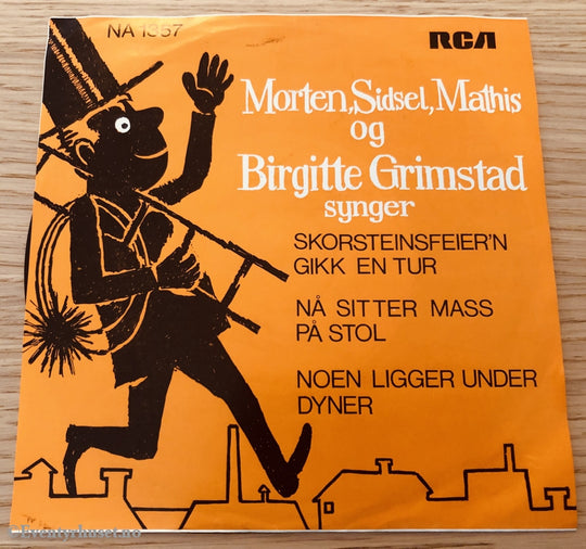 Morten Sidsel Mathis Og Birgitte Grimstad Synger Spiller. 1969. Ep-Singel. Ep