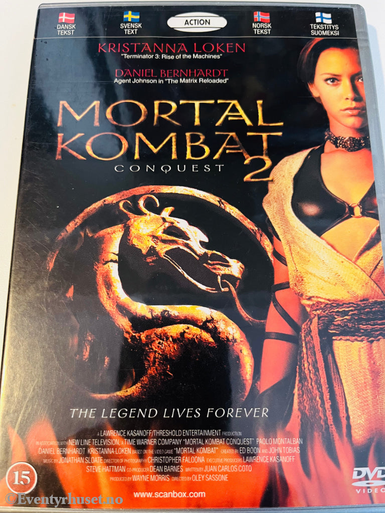 Mortl Kombat 2 - Conquest. Dvd. Dvd