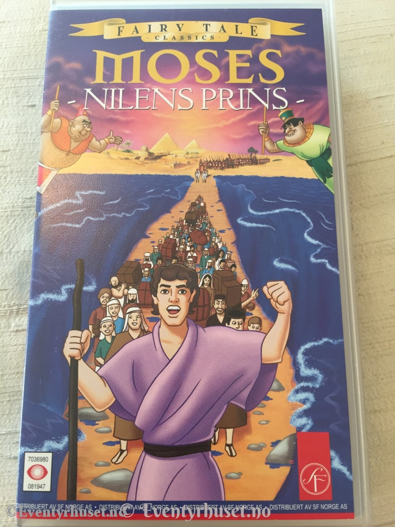 Moses - Nilens Prins. 1998. Vhs. Vhs