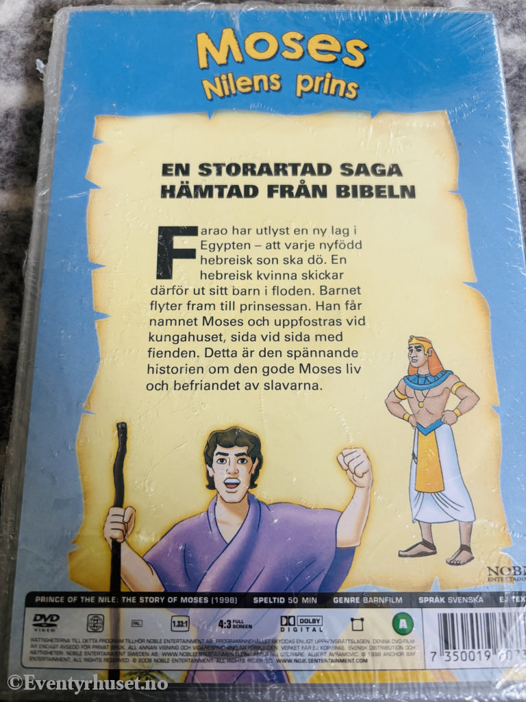 Moses - Nilens prins. DVD. Ny i plast!