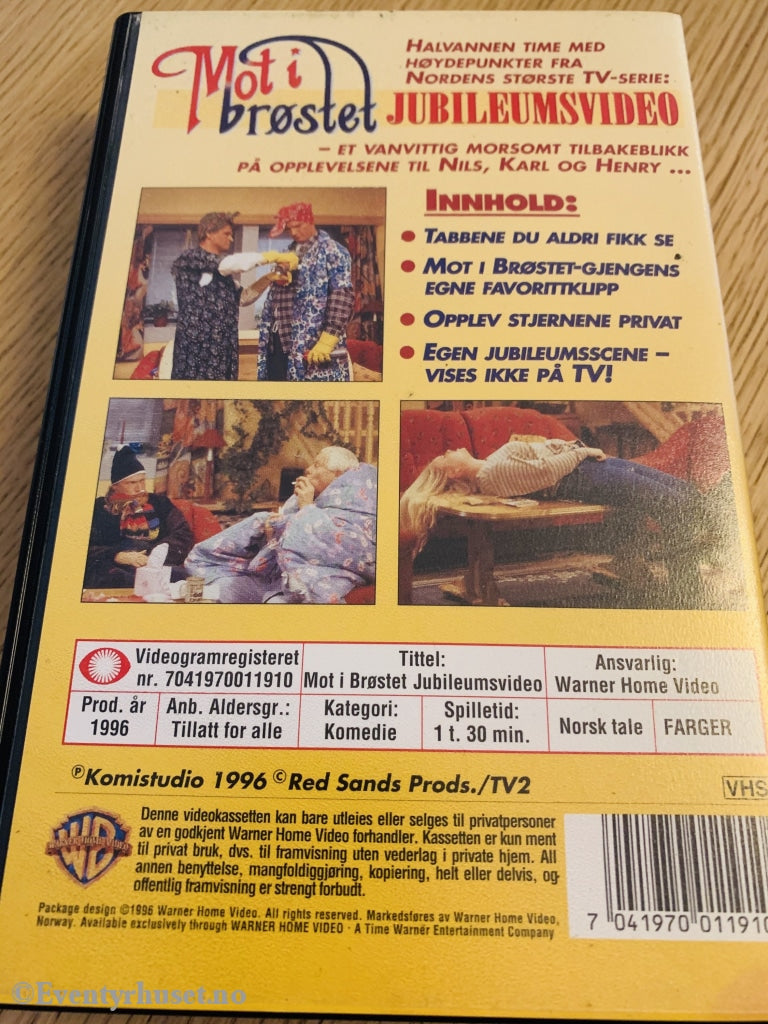 Mot I Brøstet. Jubileumsvideo. 1996. Vhs. Vhs