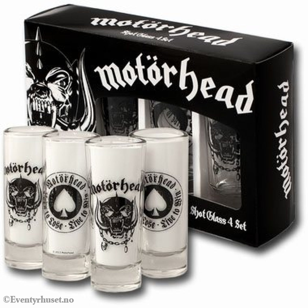 Motörhead Shotglass 4-Pack Home & Gifts