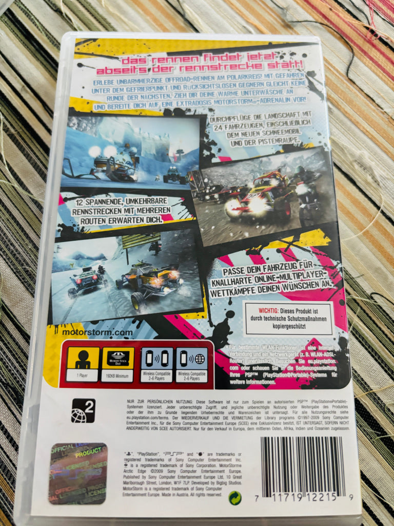 MotorStorm Arctic Edge. PSP.