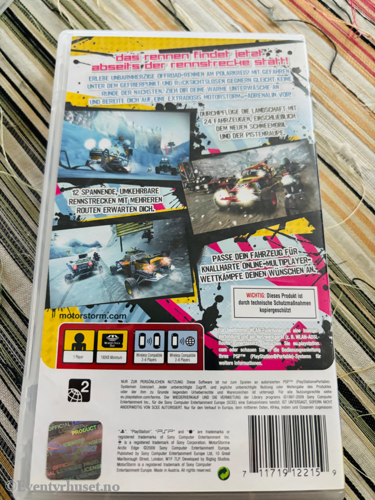 MotorStorm Arctic Edge. PSP.