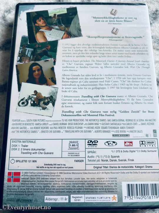 Motorsykkeldagbøkene. DVD. Ny i plast!