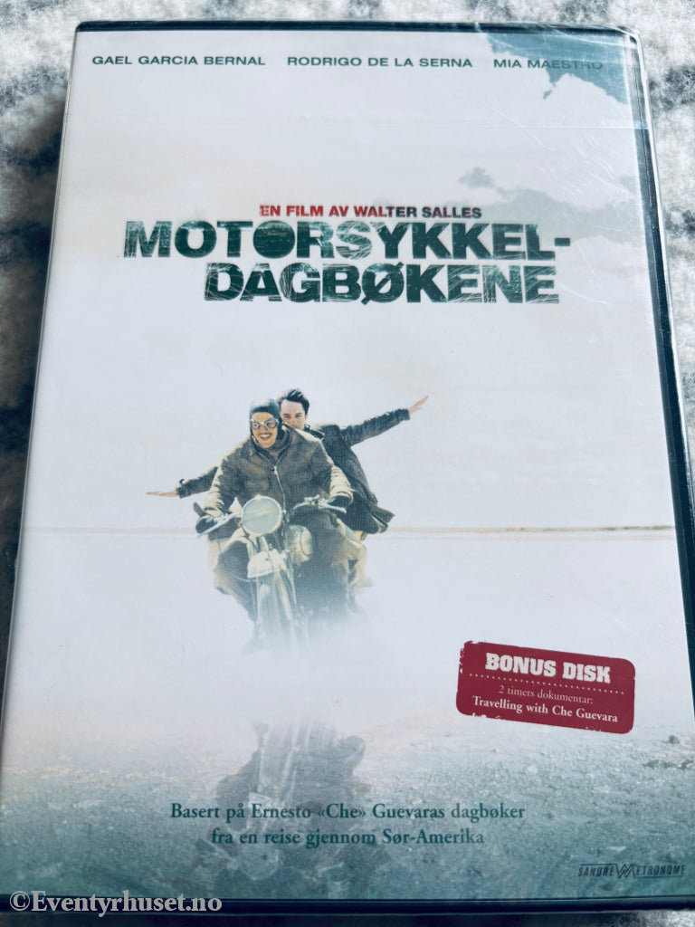 Motorsykkeldagbøkene. DVD. Ny i plast!