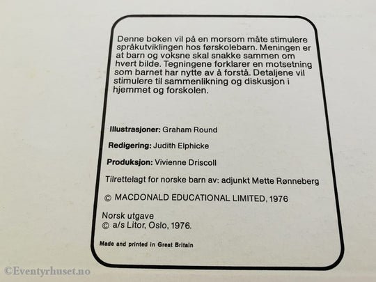 Motsattserien: Øverst Og Underst. 1976. Fortelling